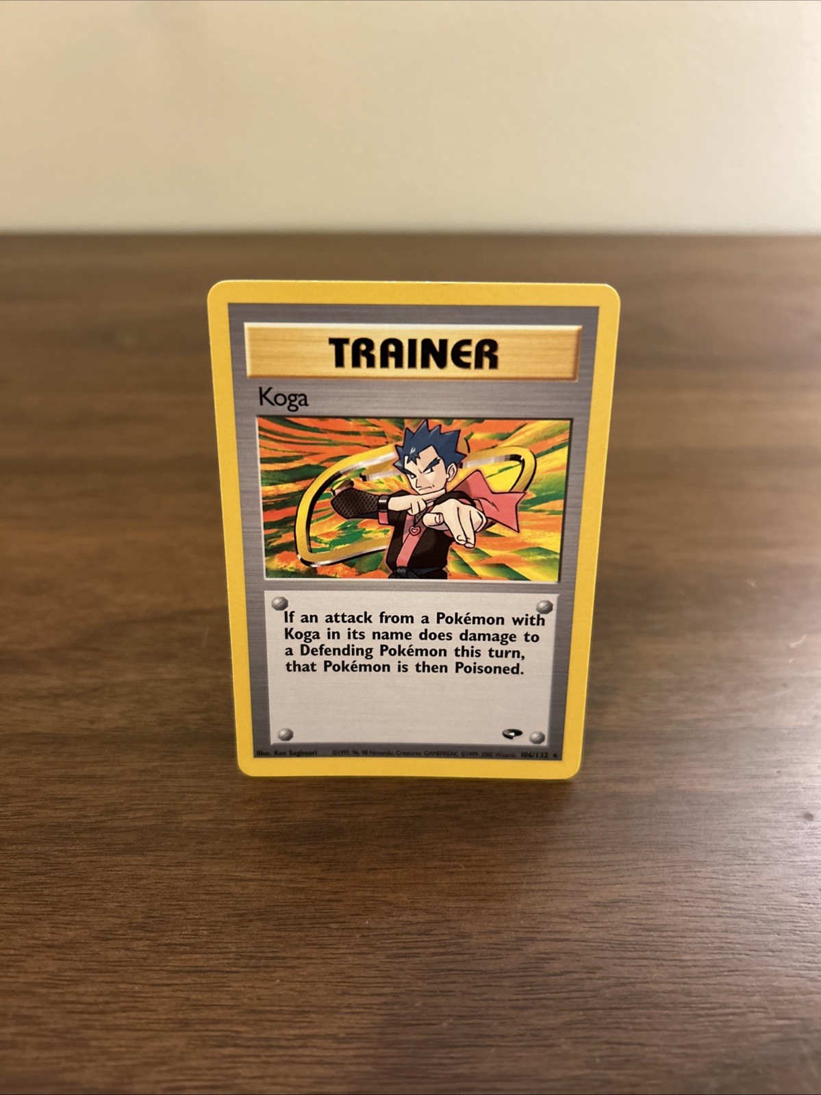 Pokémon TCG Koga 106/132 1st Edition Gym Challenge (English) - NM