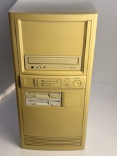 Vintage Beige ATX Tower Computer Case Retro PC Empty 17  