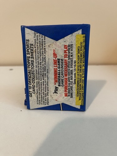 (1) 1983 Topps Baseball Wax Pack From Box Gwynn Sandberg Boggs Rookie RC Year - Picture 4 of 4