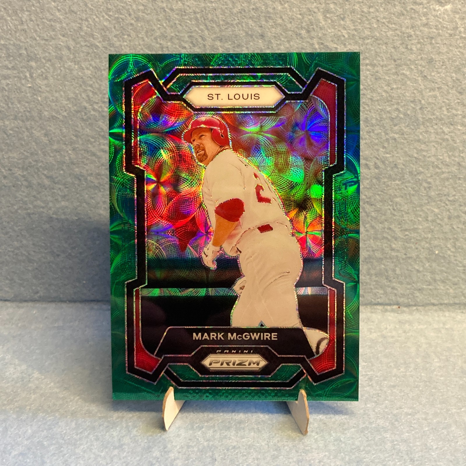 2024 Panini Prizm Baseball / Mark McGwire #161 Green Scope Prizm /75