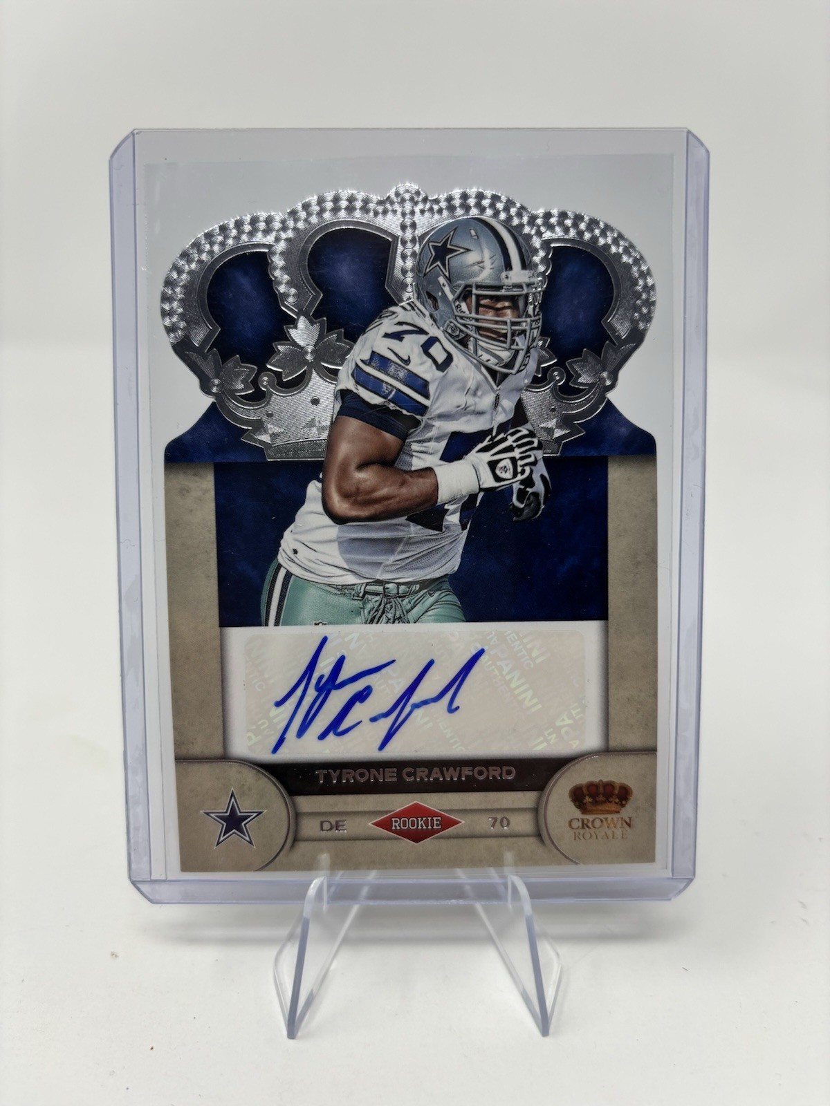 Tyrone Crawford Panini Crown Royale Rookie Signatures #90 Base