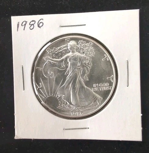 US Mint 1986 Uncirculated American Eagle 1oz Silver .999 Fine 7143