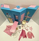 Vintage 1984 Barbie Home & Office Playset, Day Into Night, Fold & Carry Playset