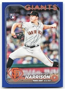 🔥 2024 Topps Update #US83 Kyle Harrison Royal Blue