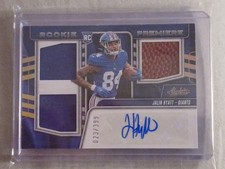 2023 Absolute Rookie Premiere Material/Autograph Jalin Hyatt RPM-JH /399 MINT
