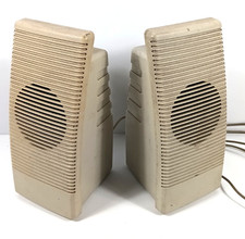 Set of 2 Multimedia Computer System Speakers 1 Works For Parts Only