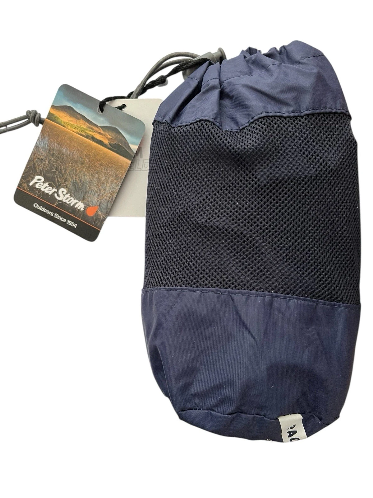 Peter Storm Packable Waterproof Trousers Blue Breathable Lightweight M New