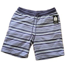 sz Large 40 Hurley Men  s Terry Knit Shorts Coastal Dunes Lounge diffused blue