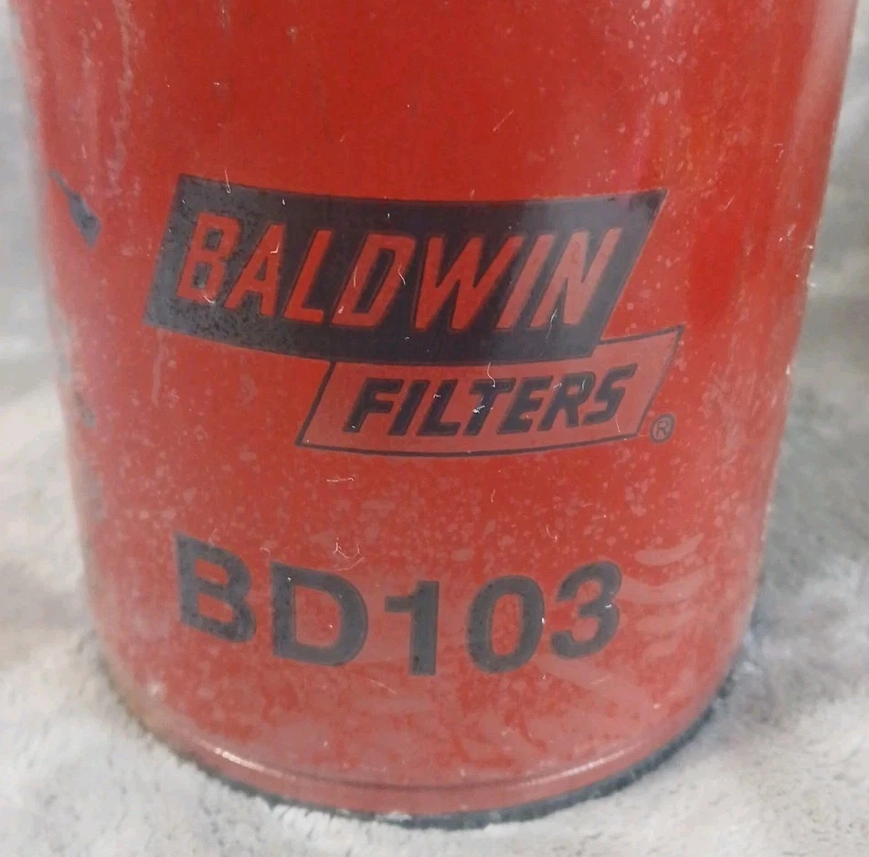 Filtro de aceite de motor Baldwin BD103 código de motor N14 Cummins Foto 2 de 4