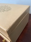Vintage Lady Buxton Jewelry Box Mid Century 3 Tier Red Velvet Cream — photo 9