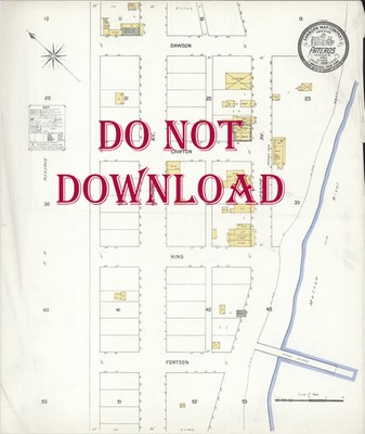 COPY 1909 Pateros  Washington street map 17''X20'' Poster Great Detail Historians