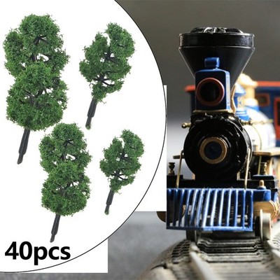 Set of 40 Model Trees for Building Model Sand Table and Scene Layout