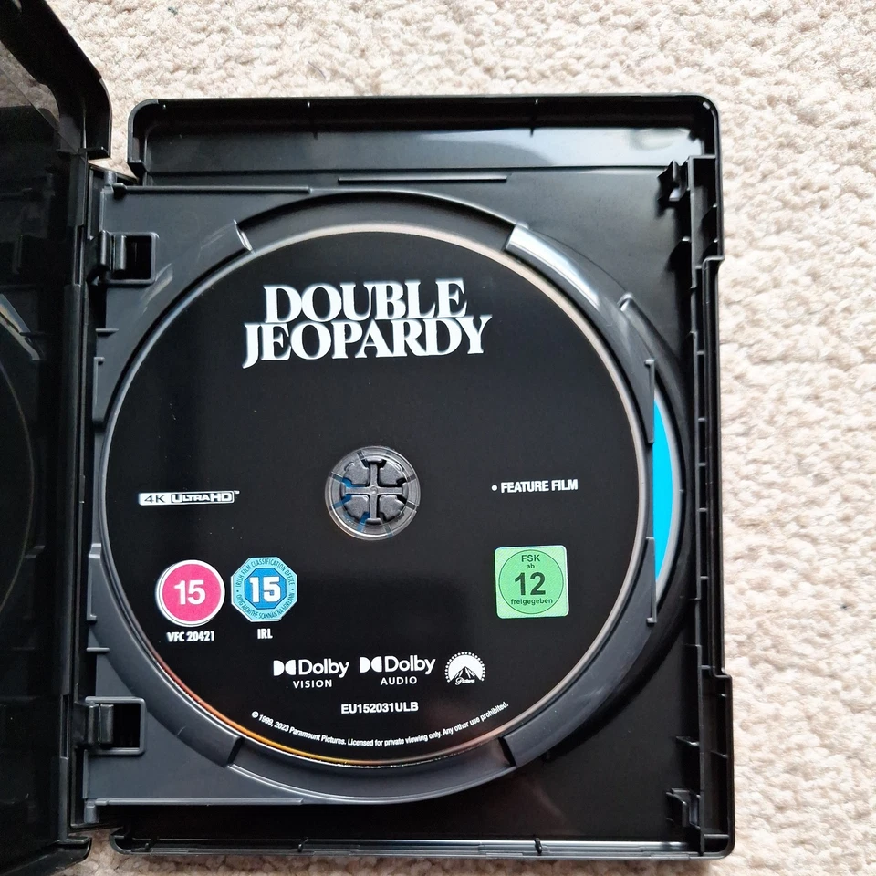 Double Jeopardy 4K UHD & Blu-ray - Image 3 of 3