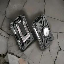 Men's Wallet Tactical EDC Black Aluminum Money Clip AirTag Holder RFID Blocking