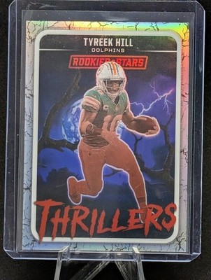   Tyreek Hill 2025 Rookies & Stars Thrillers Silver Prizm Holo # 4