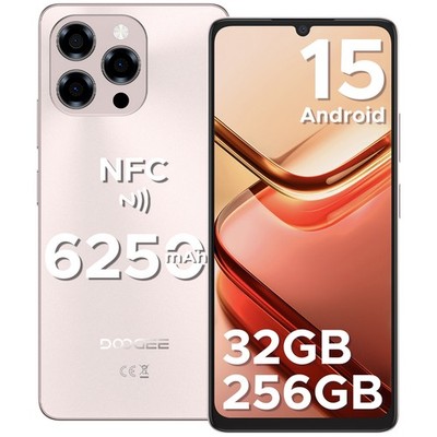 DOOGEE Note58 Pro 6,75 Zoll Android 15 Smartphone 32GB+256GB 6250mAh Handy NFC