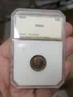 1945 Mercury Dimel 10 Cent Uncirculated