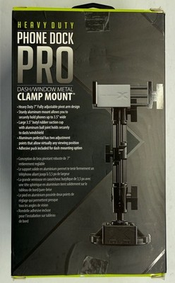 Bracketron Heavy Duty Car Phone Mount - Dash & Window Clamp For Phones Up To 3.5"