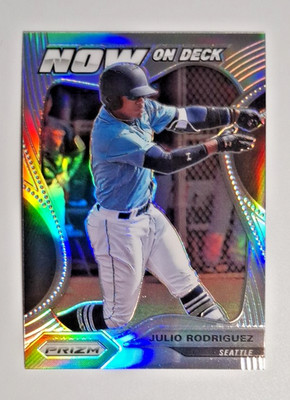 Julio Rodriguez - 2020 Prizm Baseball Now on Deck Insert NOD-10 Silver Prizm RC