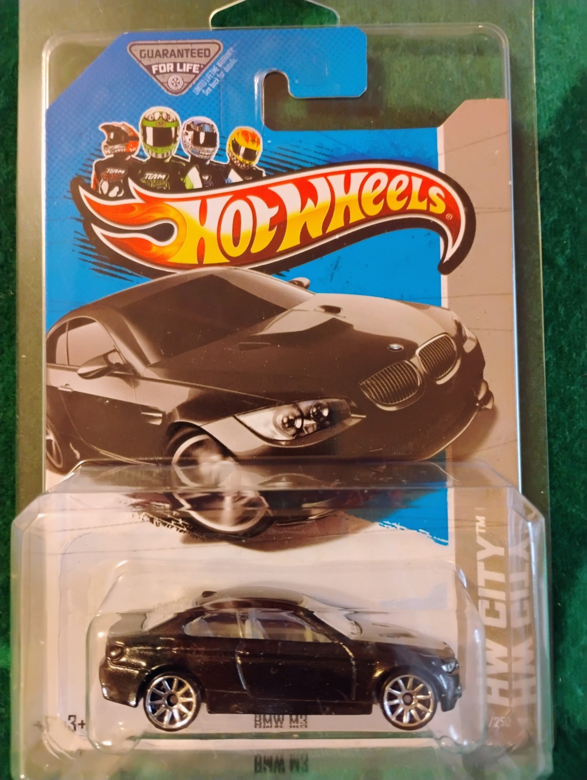 2013 Hot Wheels #7/250 BMW M3 Black In Protector VHTF
