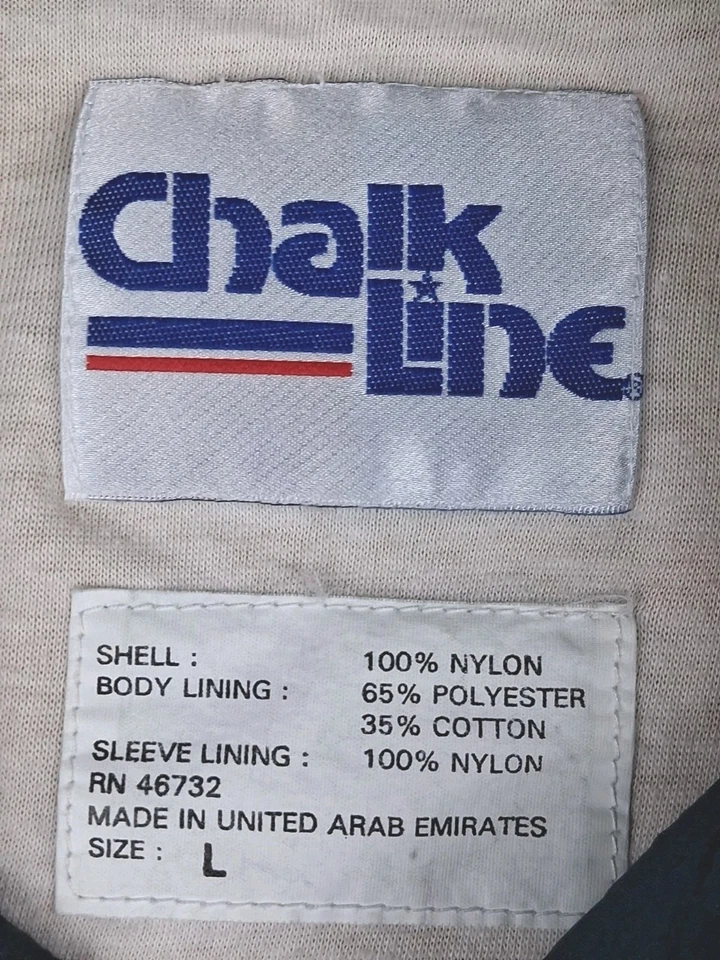 Vtg Chalk Line Notre Dame Fighting Irish Jacket Pants Track Suit Set Youth L 90s - Image 3 of 4