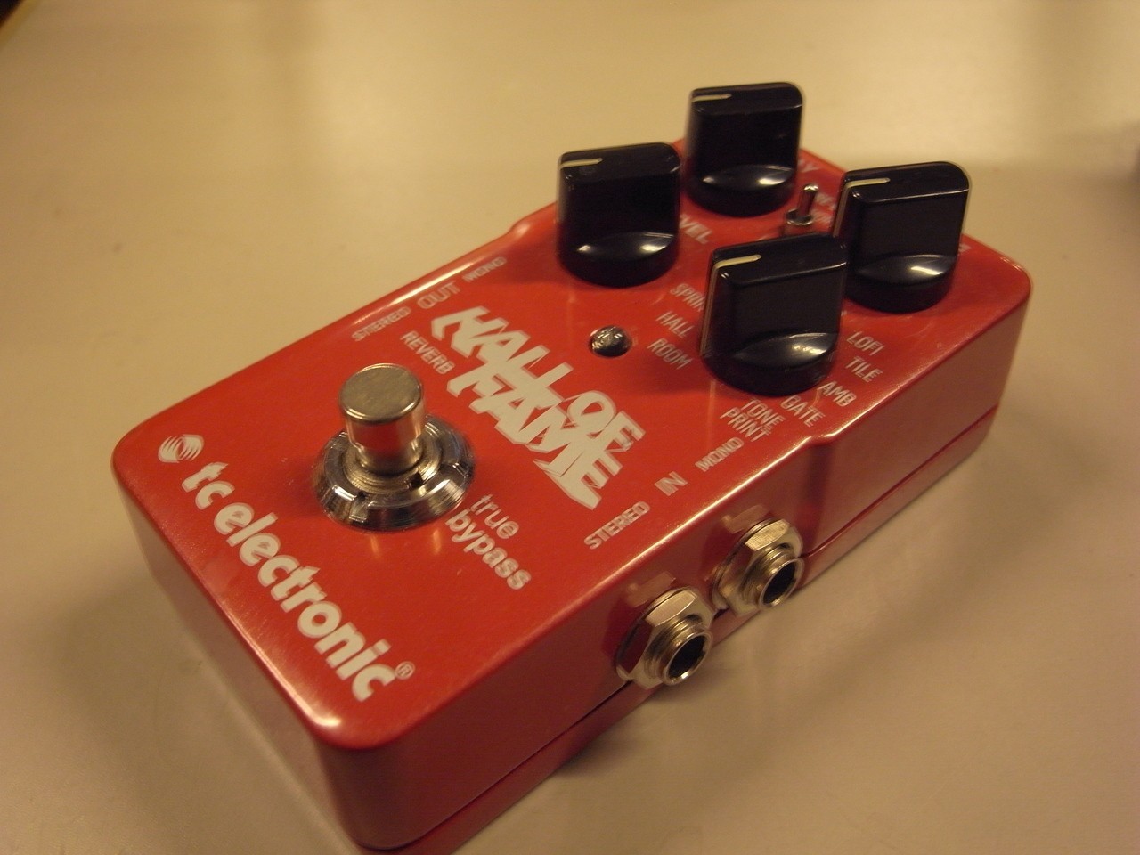 Pédale d'effets guitare TC Electronic Hall of Fame Reverb occasion bon état