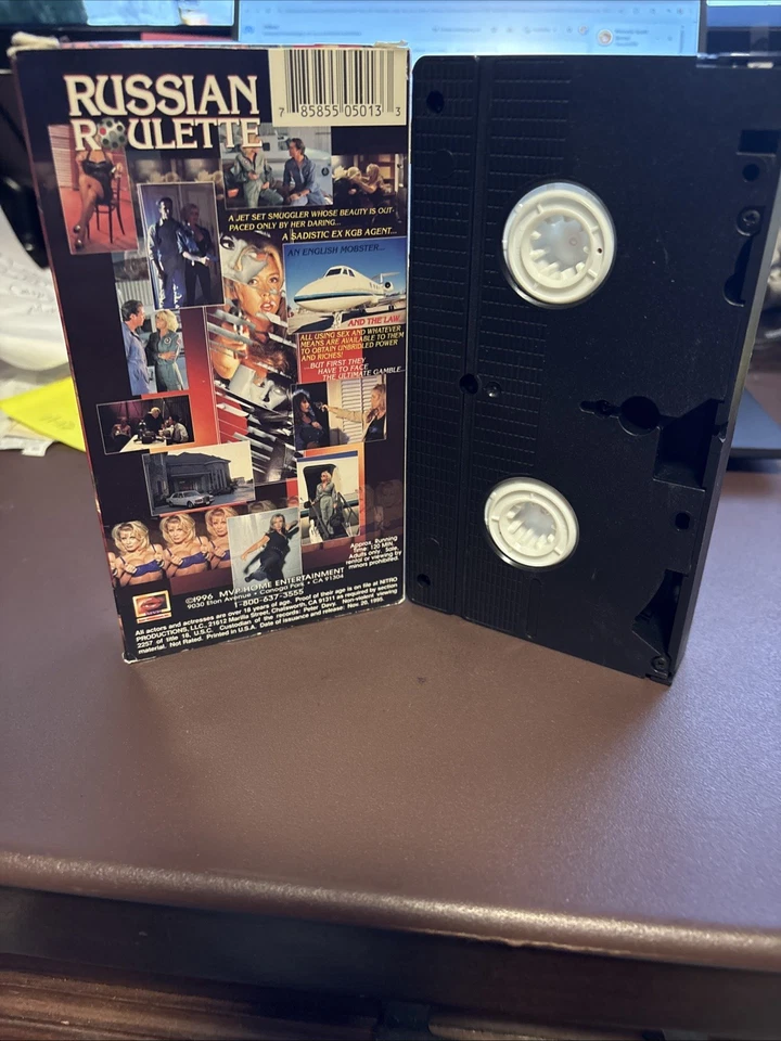 Vintage VHS Russian Roulette W/Victoria  Paris The Ultimate Gamble 1997  Unrated - Image 2 of 2