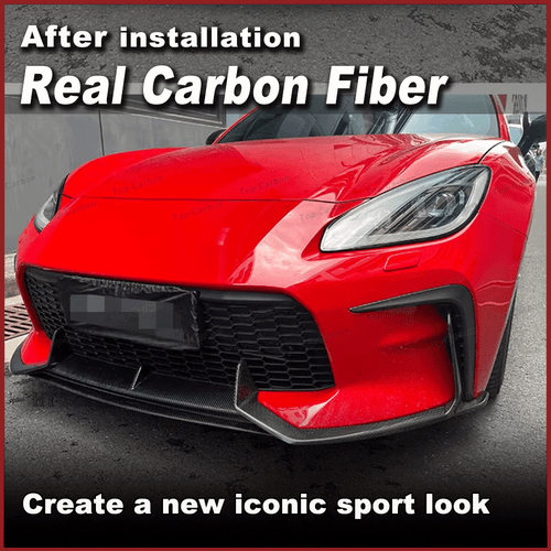 For TOYOTA GR86 BRZ 2022-24 REAL Carbon Fiber Front Bumper Lip Spoiler Splitter - Picture 2 of 11