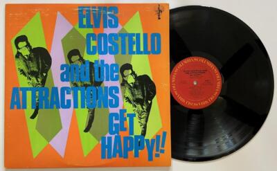 Elvis Costello and The Attractions Get Happy LP M- Columbia (1980) Post-Punk