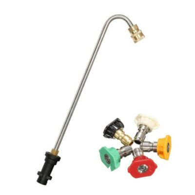 #ad Pressure Washer Gutter Cleaner Attachment Angled Extension Wand with Nozzle Tips $22.13