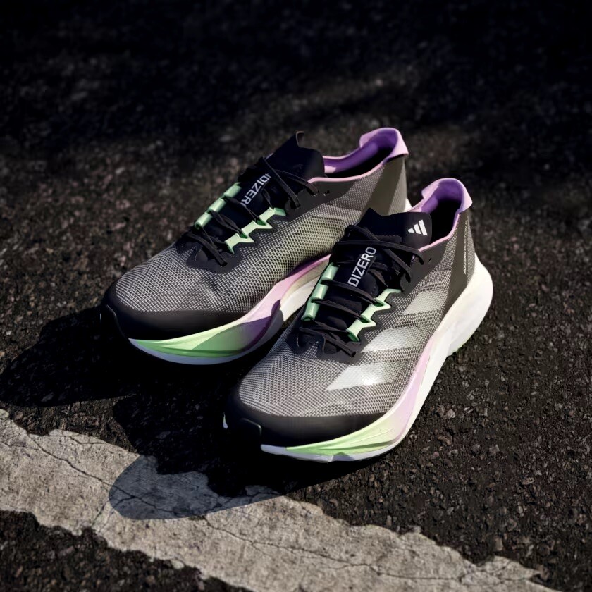 希少ブラック Adidas Adizero Boston 12 M JP26.5 adidas Adizero Boston 12 Shoes - Black | Free Shipping with