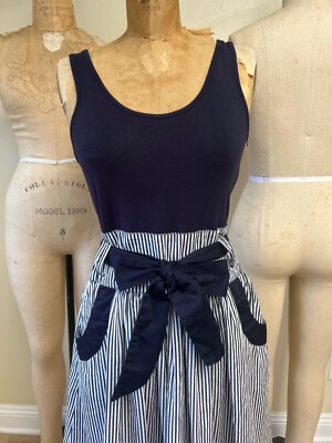 color block skater dress Color Block Striped Skater Dress XL