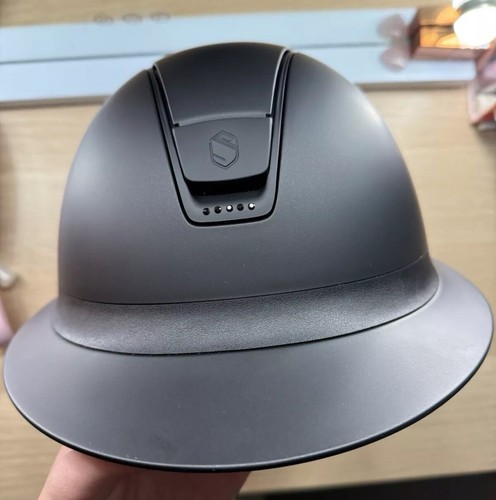Miss Shield Helmet Shadow Matte Dark Line W/ 5 Jet Swarovski