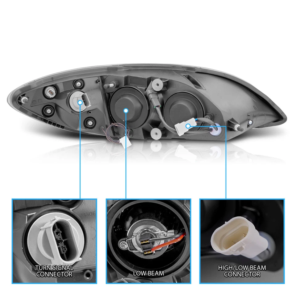 [Plank LED Bar]2008-2016 For International ProStar Chrome Projector Headlights - Изображение 3 из 4