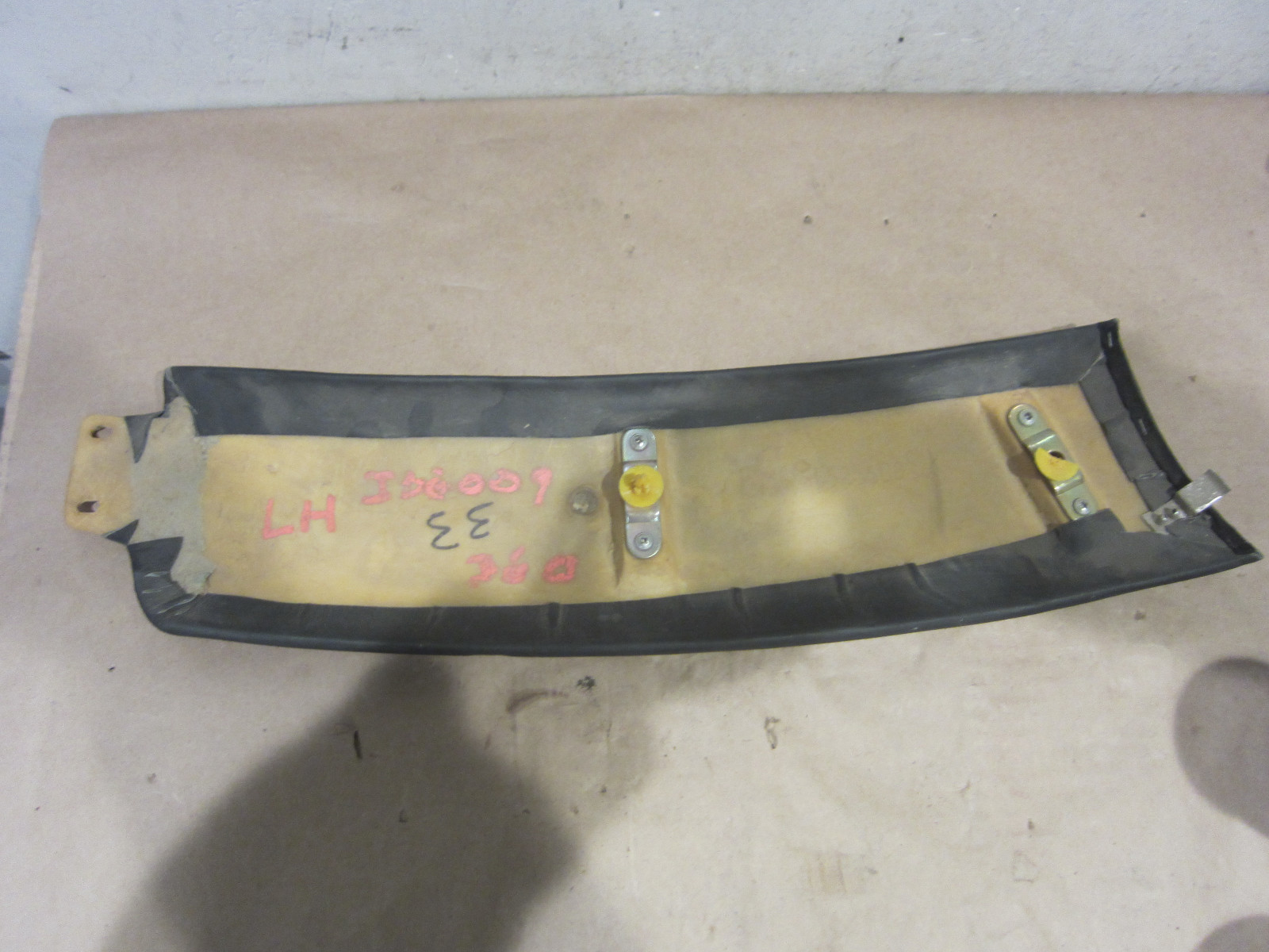 Ferrari 360 Modena - LH Side Rail Trim - Black -  P/N 65868800