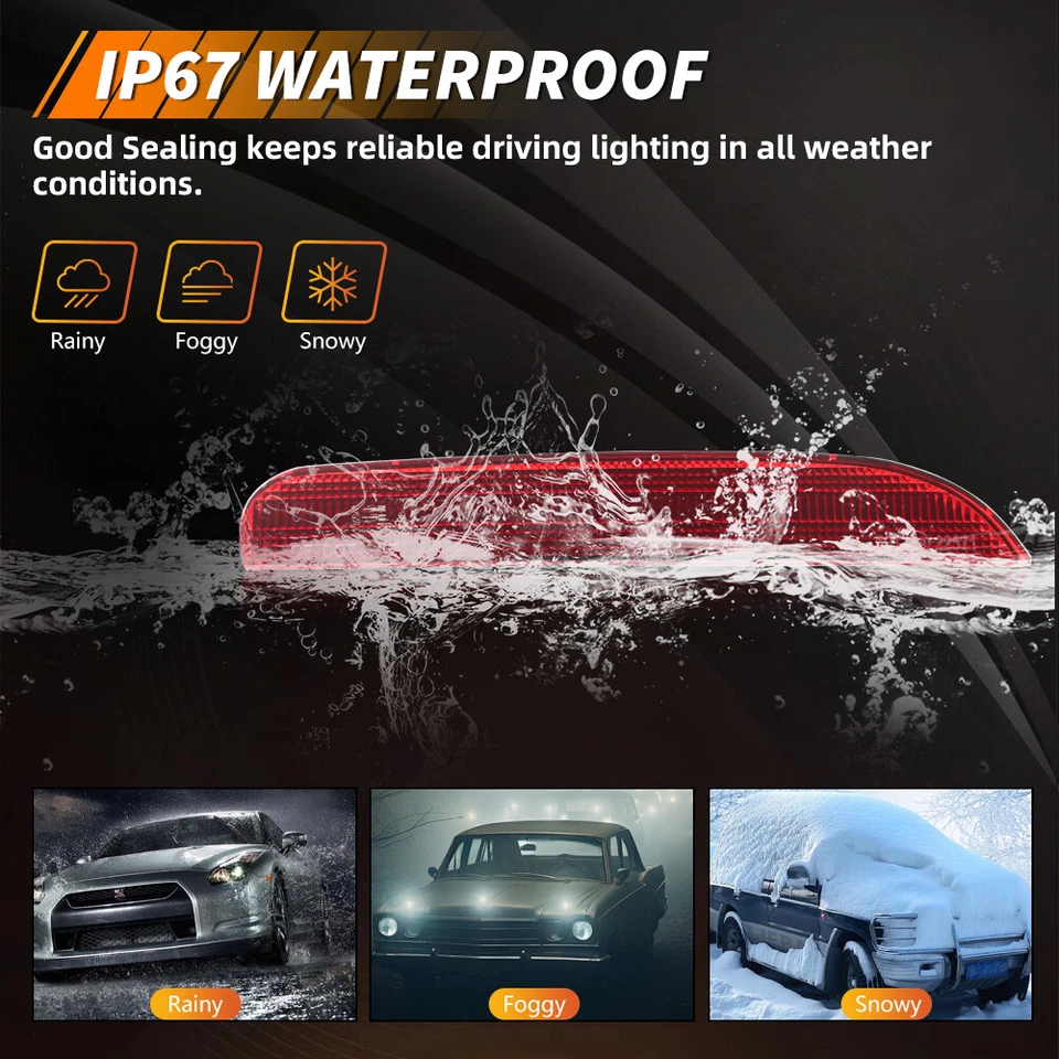 2X Reflectores de parachoques trasero de lente roja para FIAT 500 2012-2017 68154575AA 68154574AA Foto 3 de 4