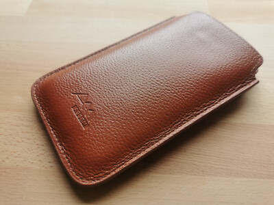 ASSEM für Unihertz Titan Slim echt Leder Tasche Schutz Hülle Etui case cover
