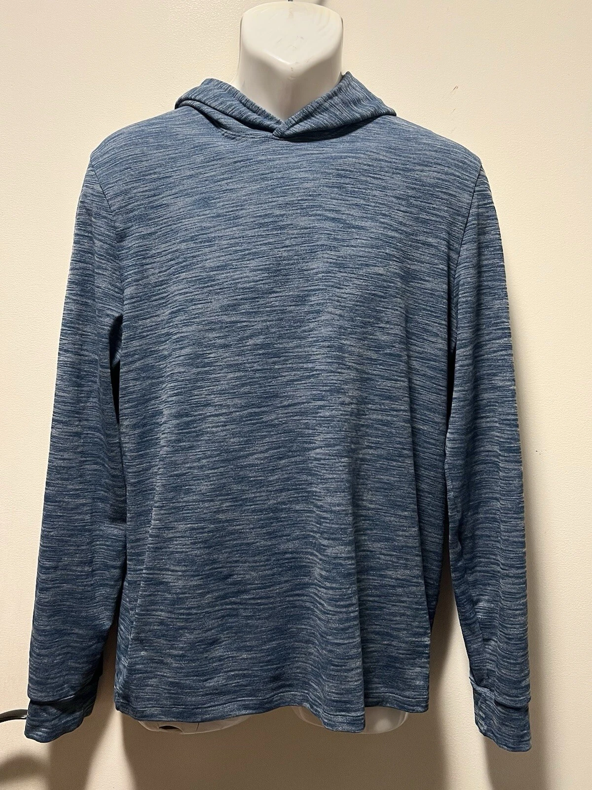 Lululemon Pulse Slub Pullover Hoodie Lightweight Rulu Mens Medium Heathered Blue
Opens in a new wind