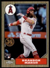 2022 Refractor Brandon Marsh Rookie Salt Lake Bees #87BC-18