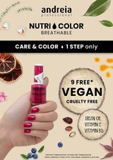 Andreia Nutricolor Nail Polish - Cruelty Free Breathable Vegan Water Permeable