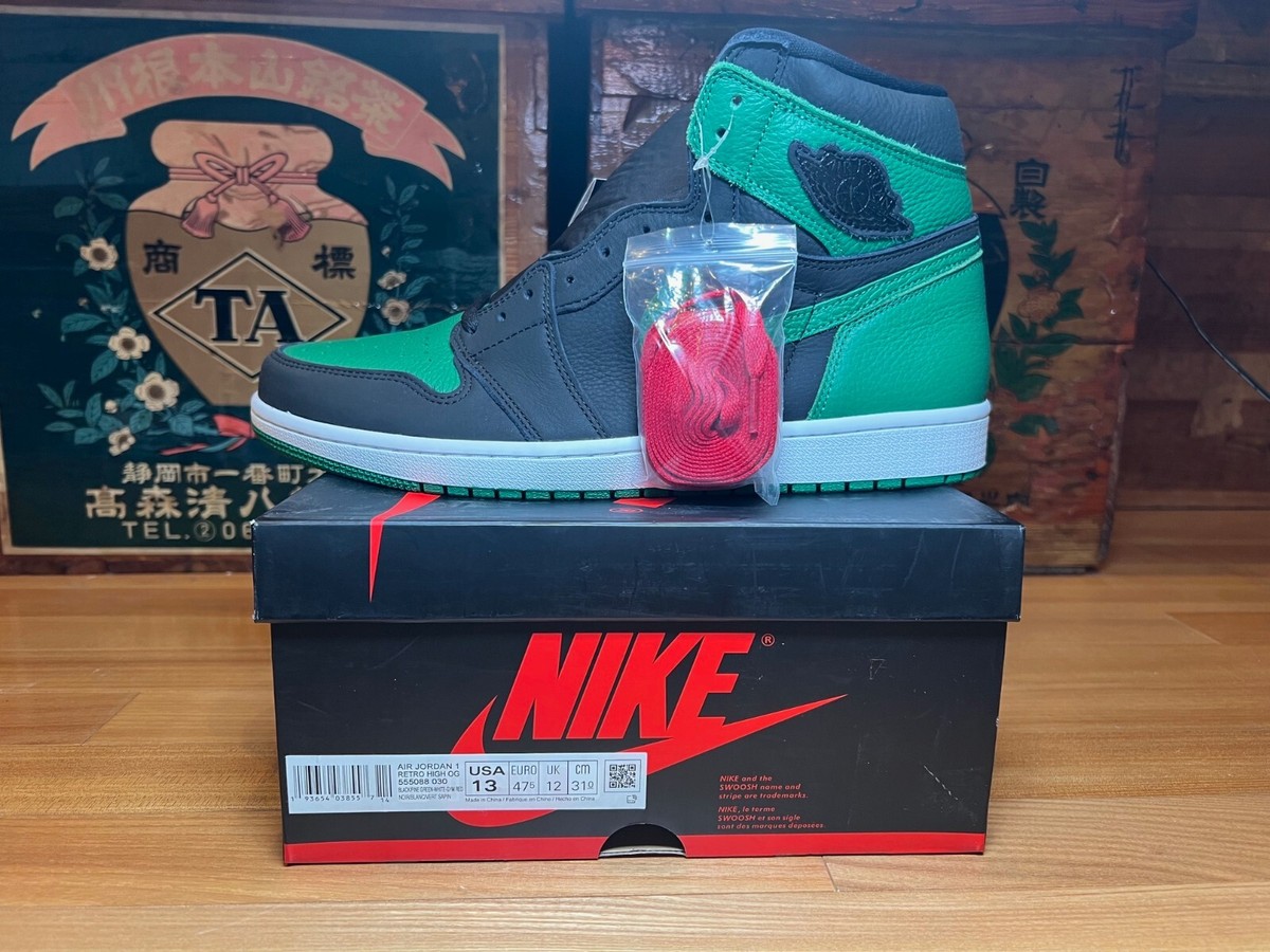 2020 Nike Air Jordan 1 Retro High OG Pine Green Black White