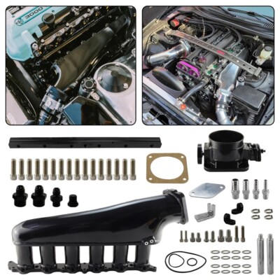 For Toyota Supra Chaser 2JZ-GE Intake Manifold Kit Throttle Body - Main Image