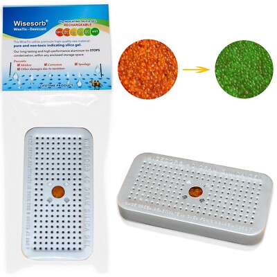 40g Silica Gel Canister, Reusable Desiccants Dehumidifier for Moisture Absorbers