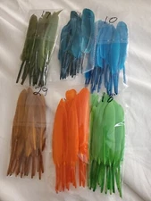 Lot of 20 Dyed 5-7" Domestic Goose Wing Quill Feathers