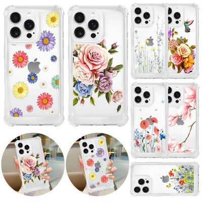 Phone Case For Samsung A25 A35 A55 iPhone 16 Pro 14 15 Clear Soft Silicone Cover