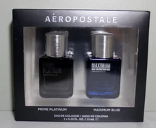 Aeropostale Prime Platinum Maximum Blue Cologne For Men 2-Piece Gift Set