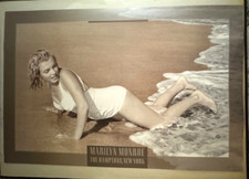 MARILYN MONROE IN THE HAMPTONS,NEW YORK BY SAM SHAW AUTHENTIC 1990 ART PRINT