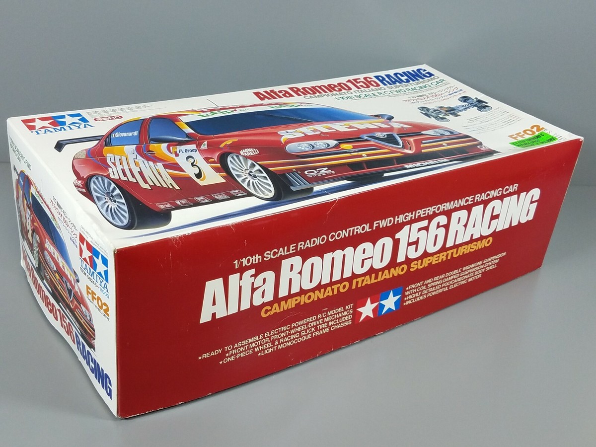 Rare New Open Box Tamiya 58245 1/10 R/C Alfa Romeo 156 Rare New Open Box Tamiya 58245 1/10 R/C Alfa Romeo 156