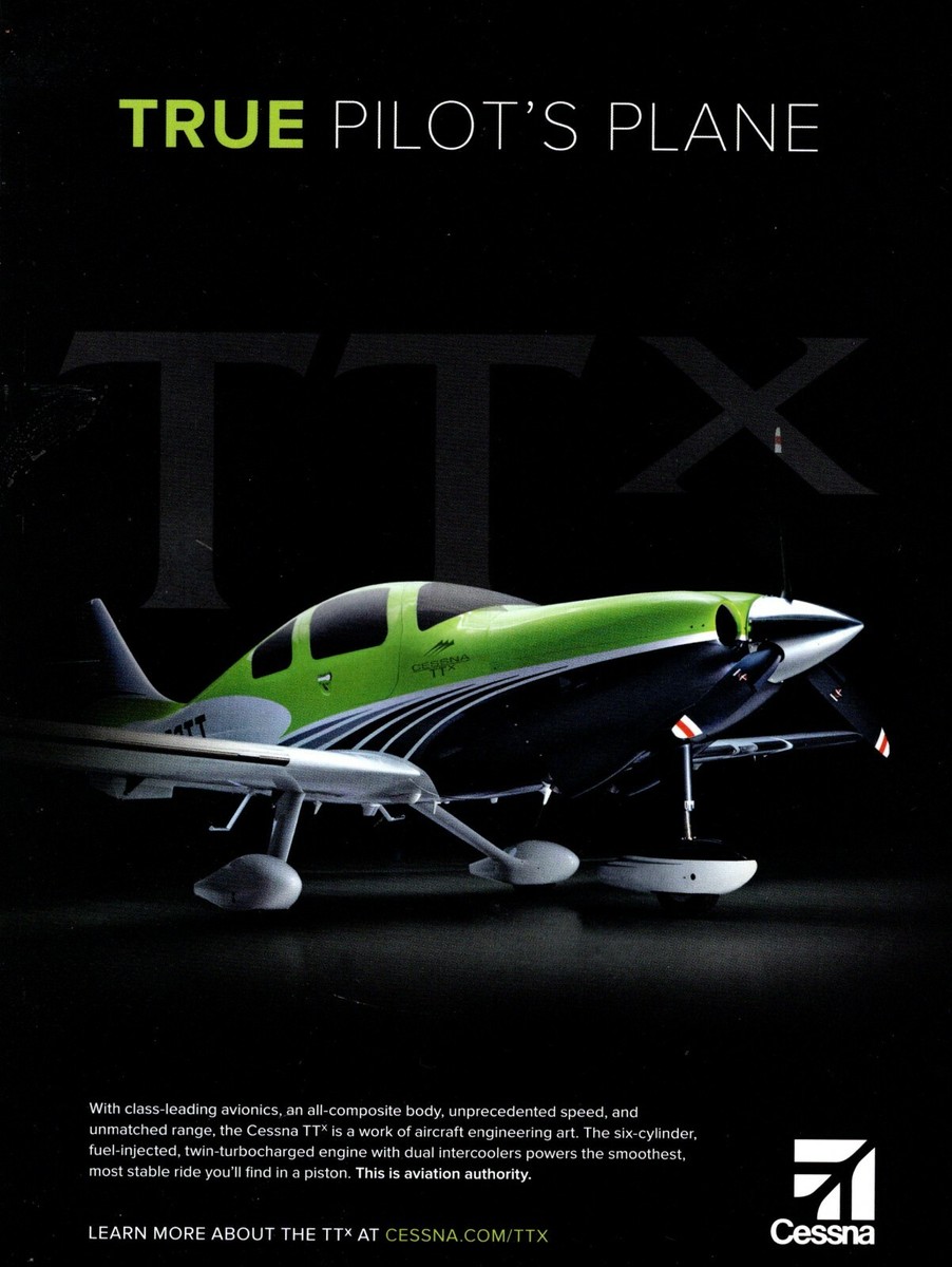 2004 magazine aircraft AD CESSNA TTx (Cessna 400) 270 mph