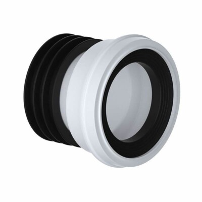 QUALITÄT WC Pfannenverbinder gerade Stummel 110 mm 4'' WC Ablaufverbinder Bad